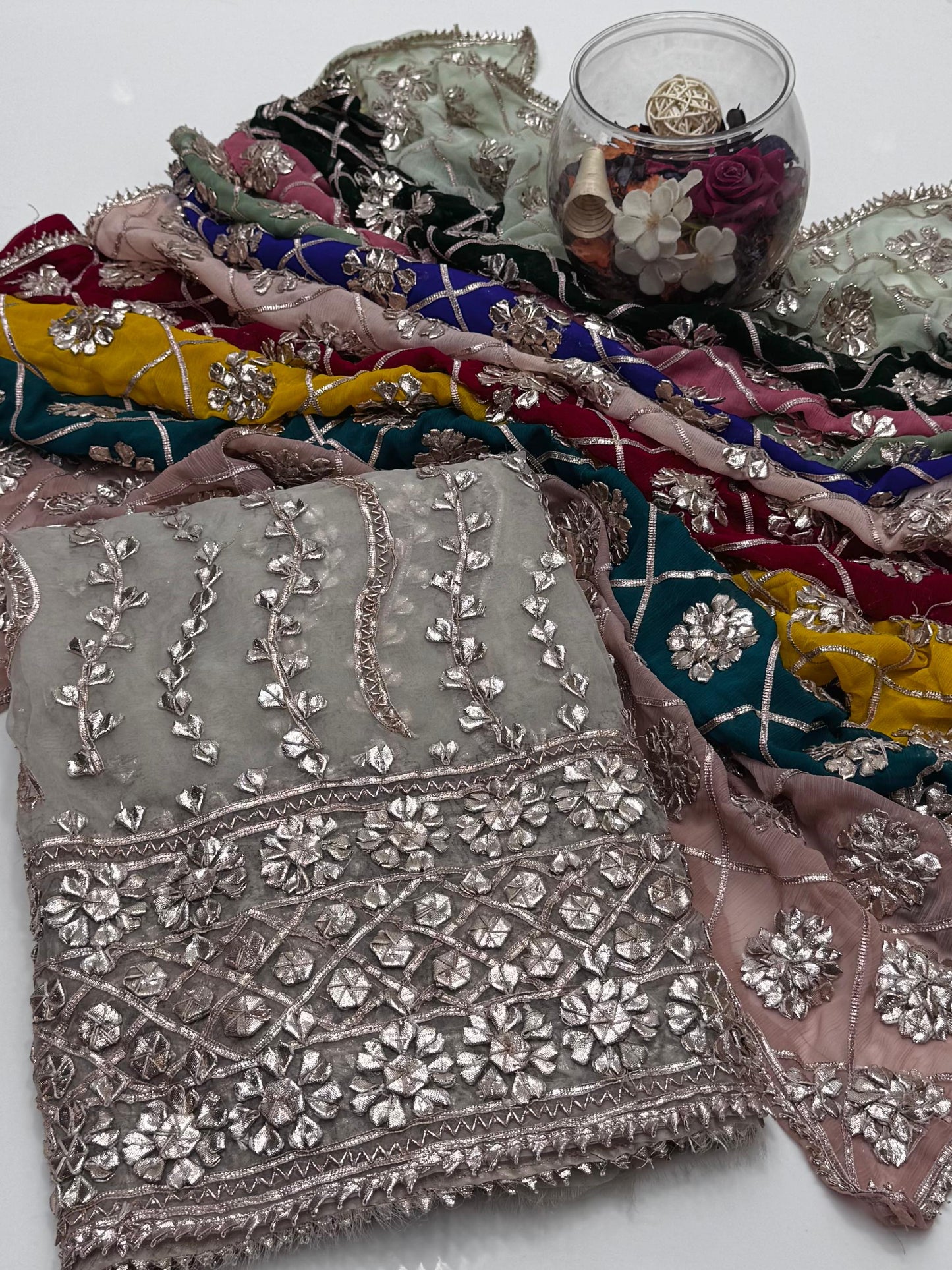 GOTA WORK ON ORGANZA