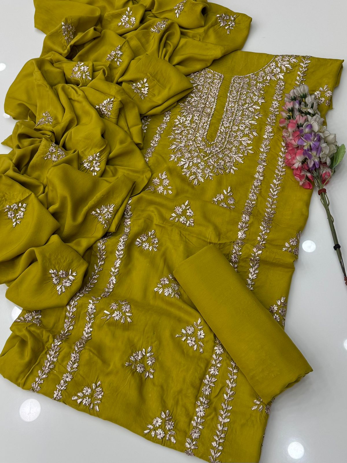 LINEN GOTA WORK SUITS