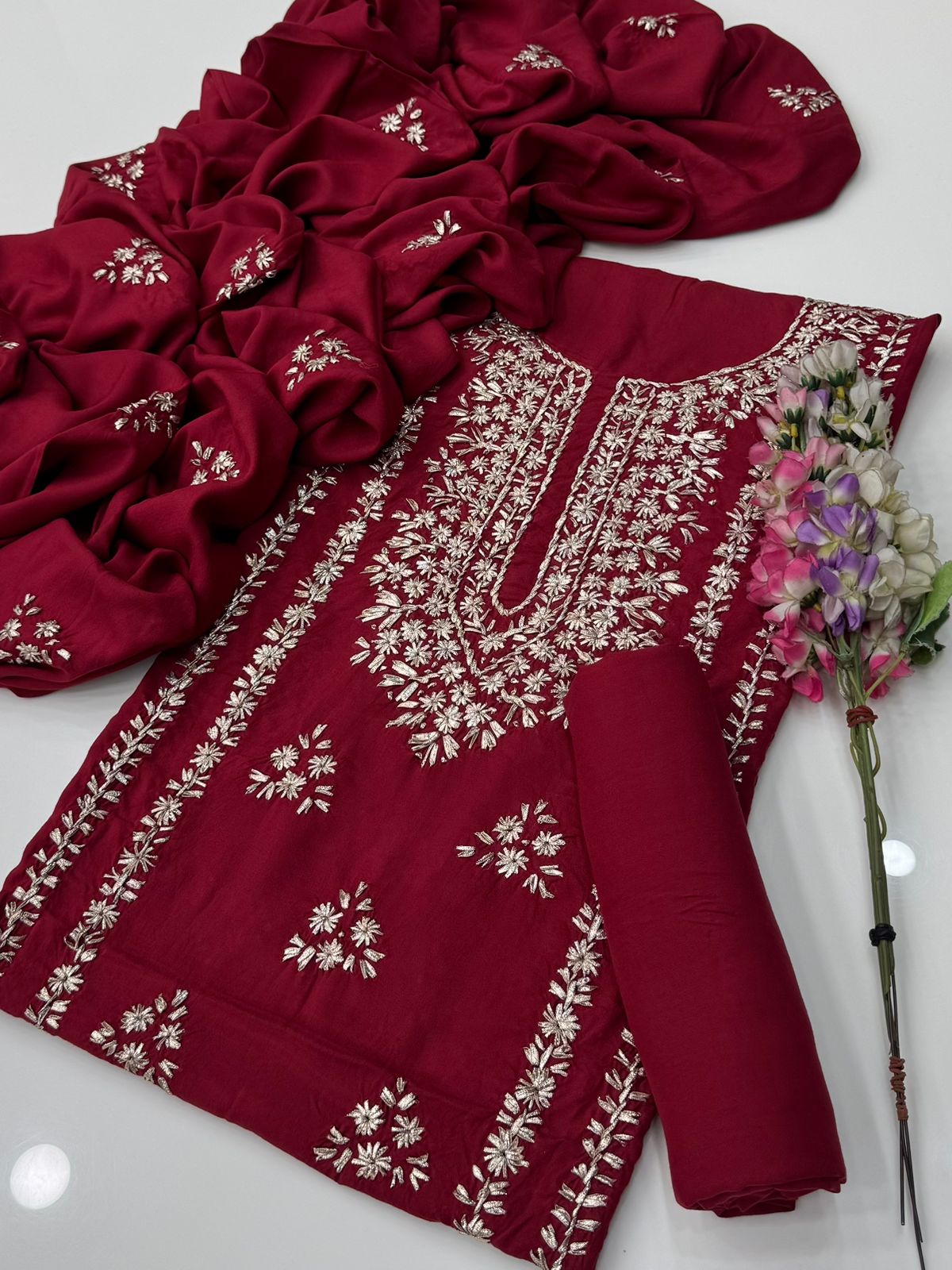 LINEN GOTA WORK SUITS