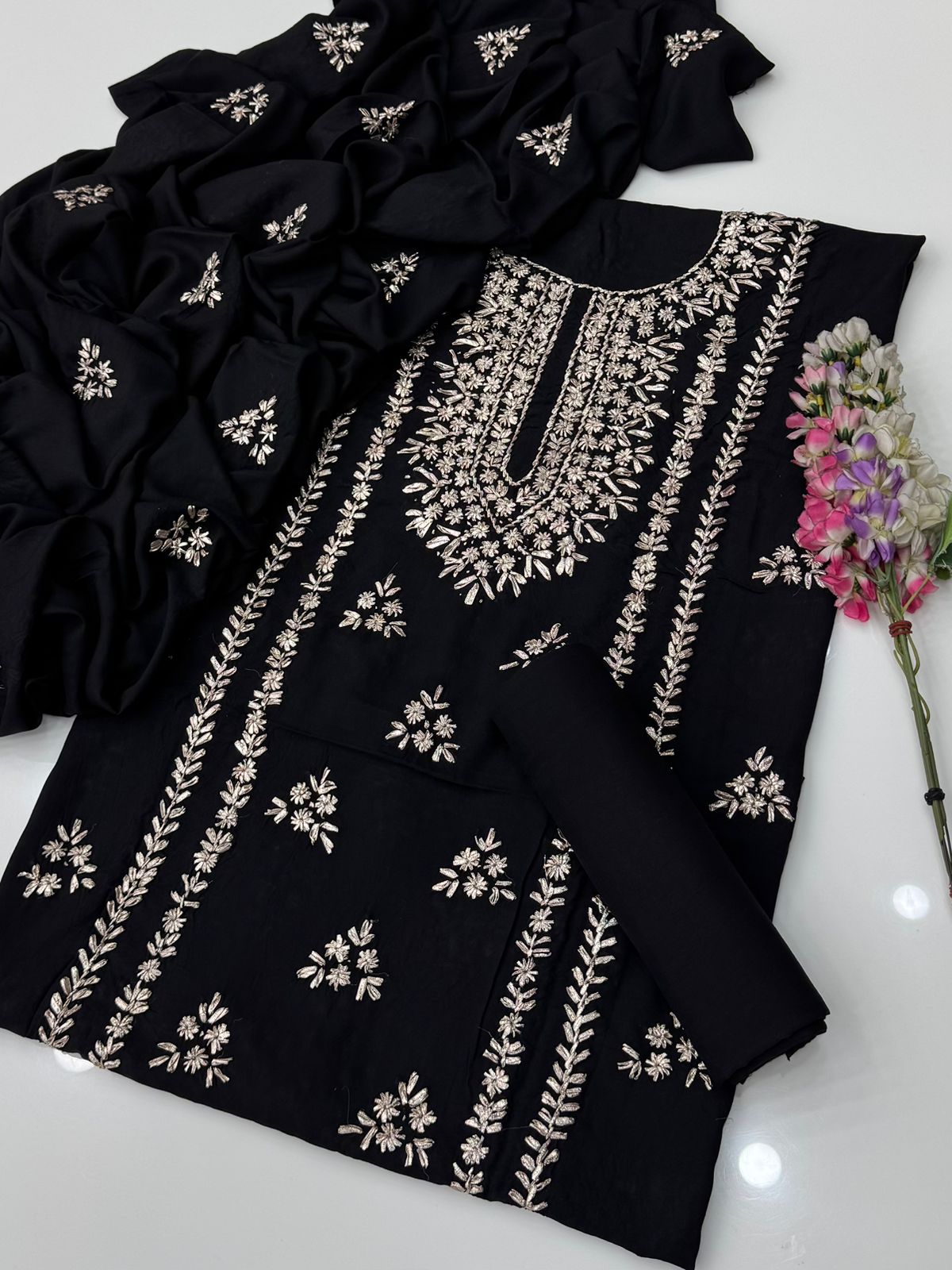 LINEN GOTA WORK SUITS