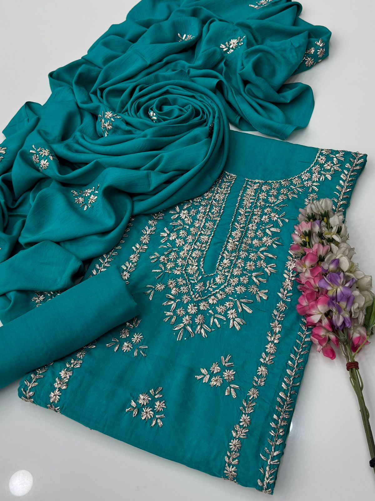 LINEN GOTA WORK SUITS