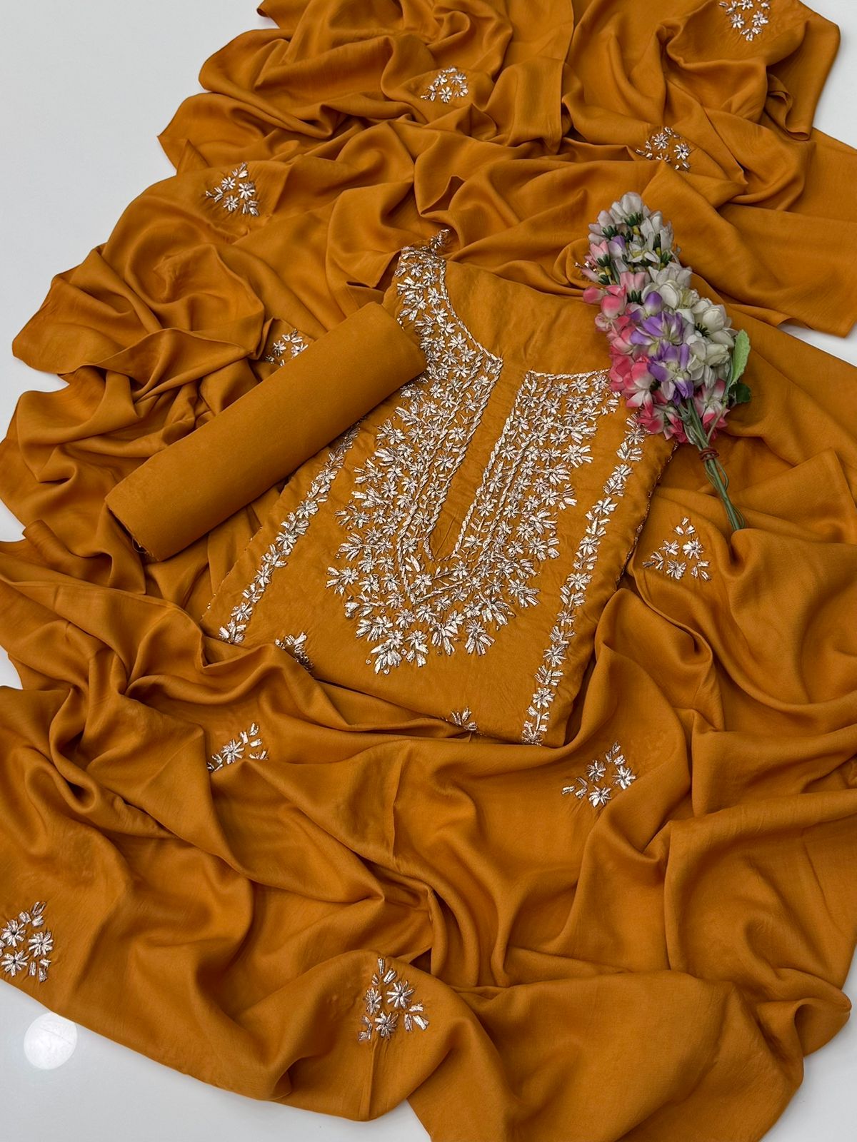 LINEN GOTA WORK SUITS